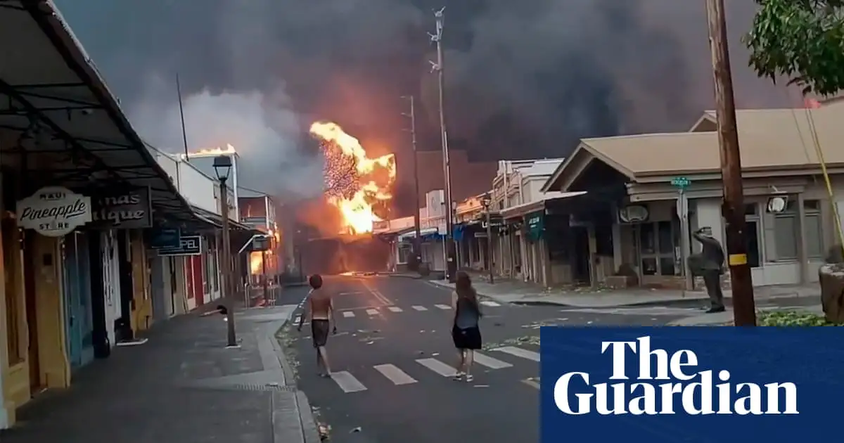 Six people killed in unprecedented Hawaii wildfires fanned by hurricane winds