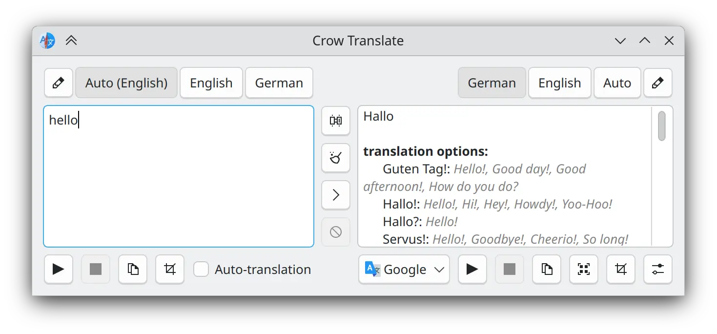 Crow Translate