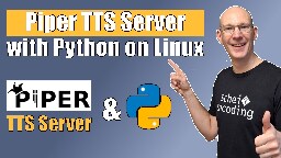 Running a local Piper TTS server with Python on Linux