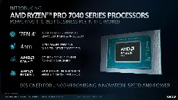 AMD Announces Ryzen PRO 7000 Series Laptop & Desktop CPUs