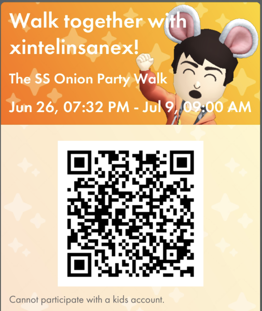 Join The SS Onion Party Walk