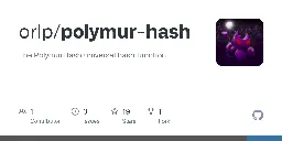 GitHub - orlp/polymur-hash: The PolymurHash universal hash function.