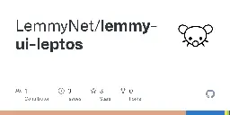 GitHub - LemmyNet/lemmy-ui-leptos