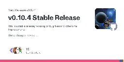 Release v0.10.4 Stable Release · endless-sky/endless-sky
