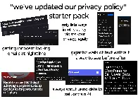 we've updated our privacy policy starter pack