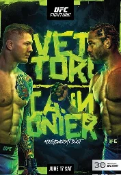 UFC Fight Night: Vettori vs. Cannonier | MMA Event | Tapology