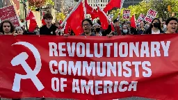 'Ideology linked to 100 million deaths': Leftists march with Communist flags in Philadelphia as US struggles to defend democratic values