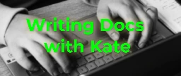 Writing Docs with Kate - Fedora Magazine