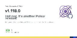 Hot dog, it's another Pulsar release! |