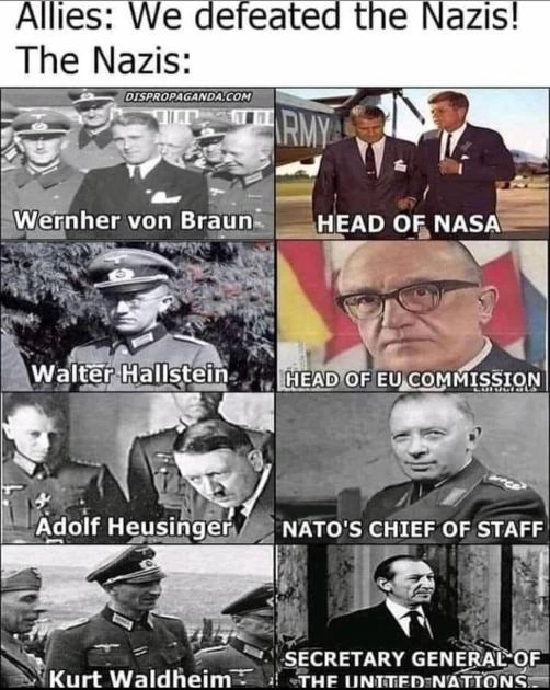 NATO was started by an ex-nazi
