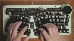 Solenoid Keyboard Sounds Very Much Like A Typewriter