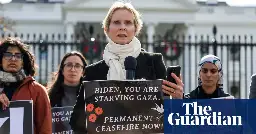 Activists calling for Gaza ceasefire begin hunger strike outside White House