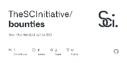 Issues · TheSCInitiative/bounties