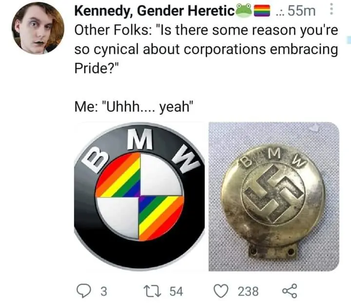 BMW Nazi pride 