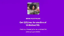 Metro by T-Mobile Formally Brings Back Its $25/Month Unlimited Data For Single Lines Offer