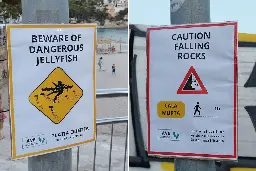 Signs at Spanish beaches warn English-speaking tourists to stay away