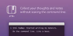 GitHub - jrnl-org/jrnl: Collect your thoughts and notes without leaving the command line.