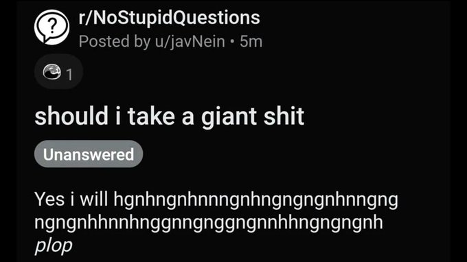 should i take a giant shit [unanswered] Yes I will hgnhngnhgnhgnhgnhgnhgnhgnghngnhgnhnghnhgnhngng plop