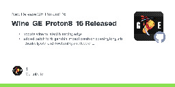 Release Wine-GE-Proton8-16 Released · GloriousEggroll/wine-ge-custom