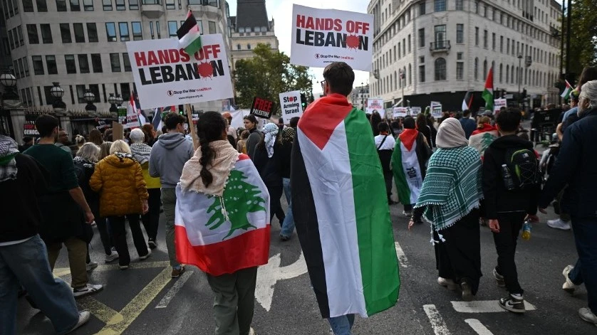 Hundreds of thousands march in London, demanding end to Gaza genocide