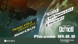 Manjaro 21.2.2 Qonos released!