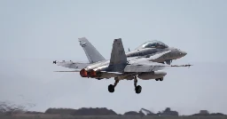 F-18 military jet crashes near San Diego, fate of pilot not known