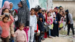 Women in Gaza having c-sections without painkillers as girls use tent scraps for period products