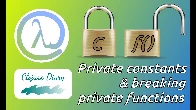 Private constants &amp; breaking private functions in Clojure