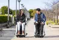 Honda built a powered chair to zoom around theme parks while wearing an AR headset.