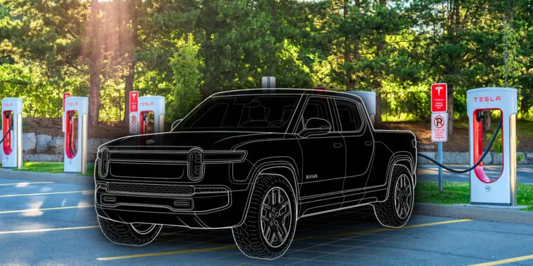 Rivian is the next automaker to adopt Tesla’s charging plugs