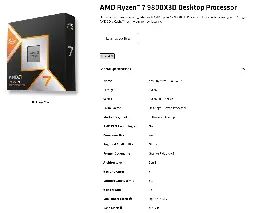 AMD Formally Announces Ryzen 7 9800X3D Specs - Should Be Great For Linux Creators