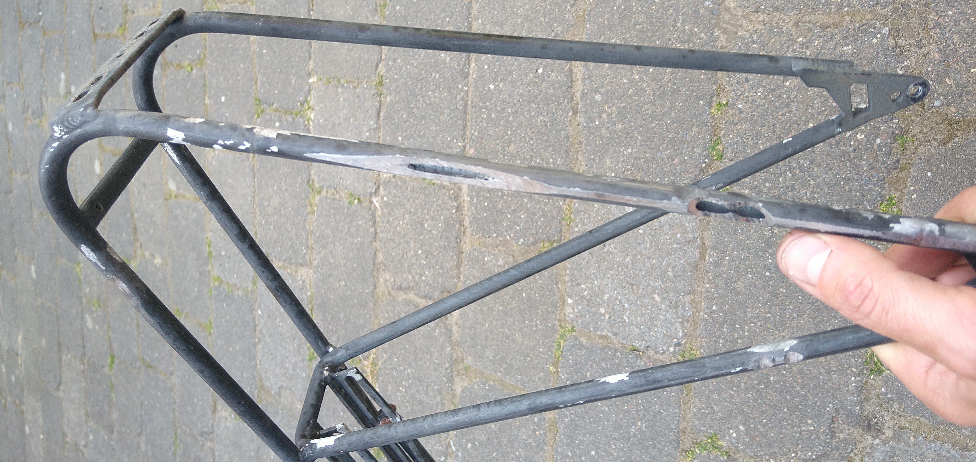 My rear rack after 16 years oft use.