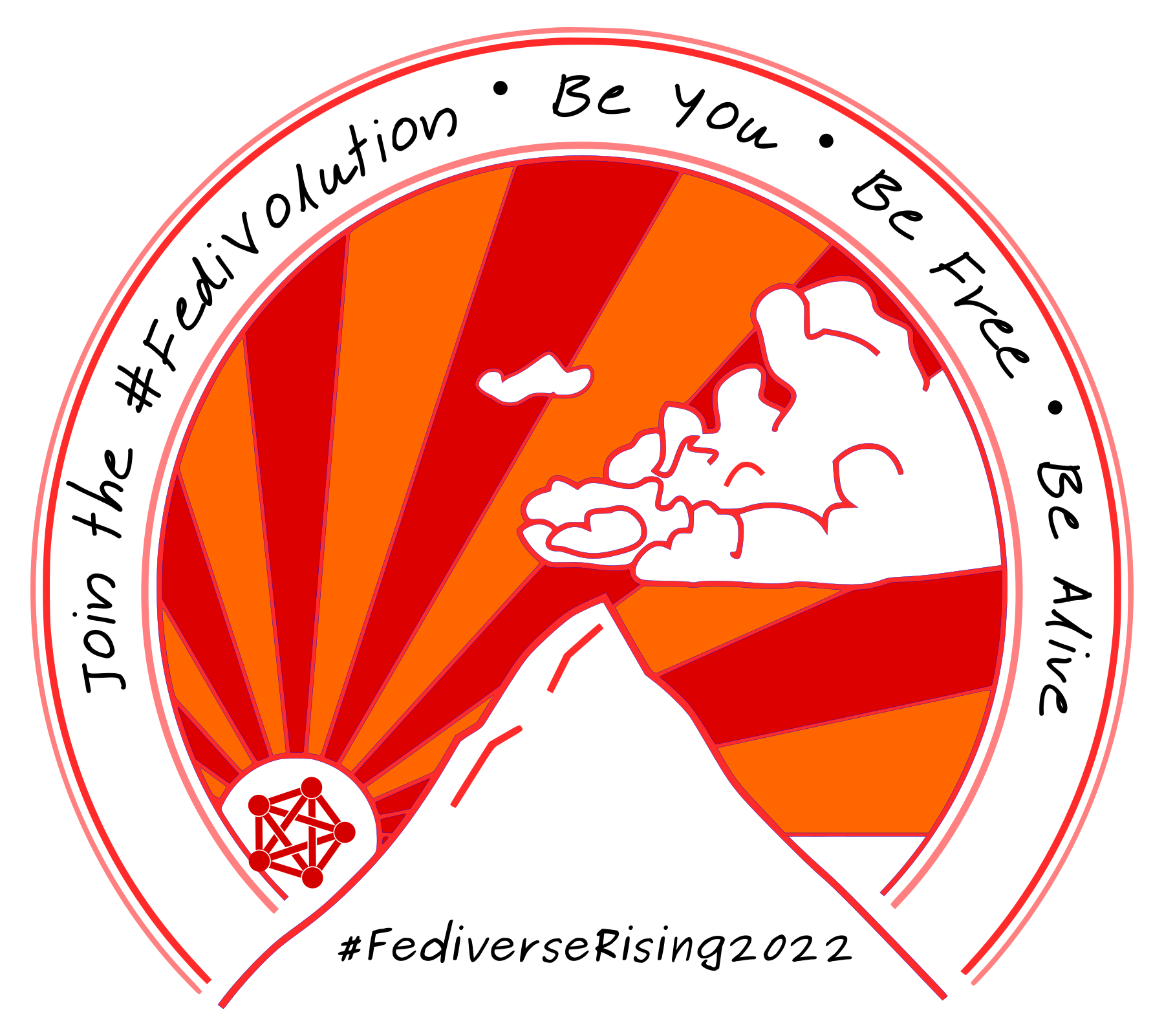 #FediverseRising2022, Join the #Fedivolution, Be You, Be Free, Be Alive