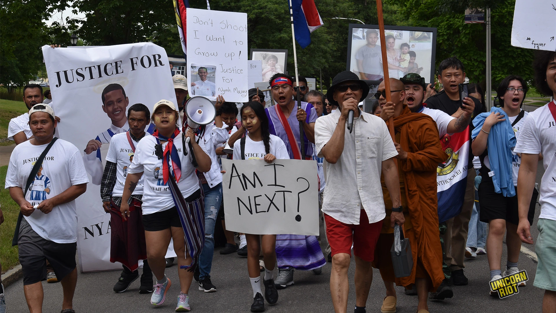 Utica Streets Shut Down by 1,000 During Justice for Nyah Mway March - UNICORN RIOT