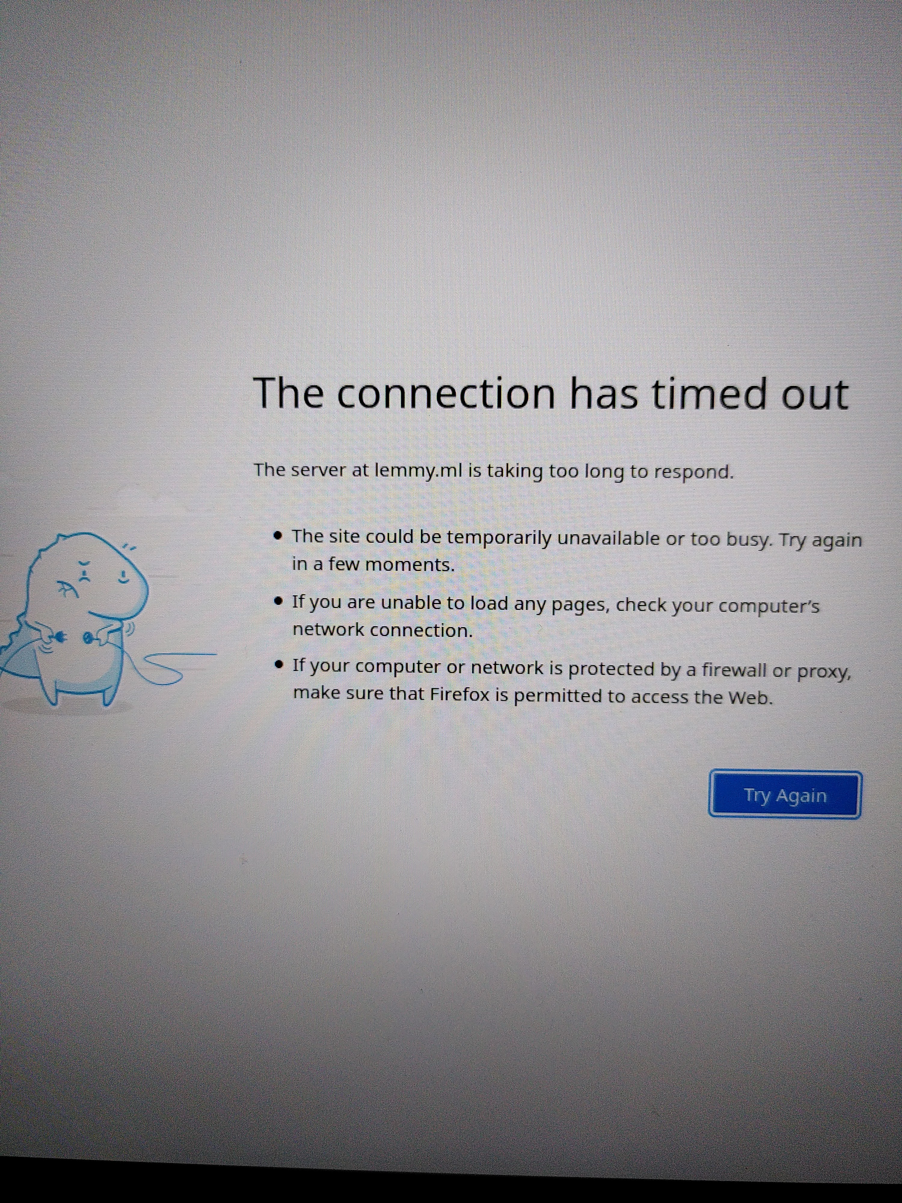 Weird issue - timeout when accessing lemmy in firefox