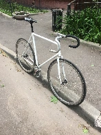 My bicycle. Soviet track bike model HVZ Record from the 1970s.