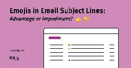 Emojis in Email Subject Lines: Advantage or Impediment?