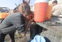 Palestinians in Gaza say finding clean drinking water is like “prospecting for gold”