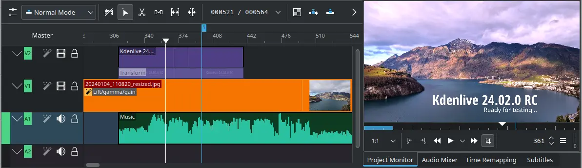 Kdenlive 24.02.0 RC ready for testing - Kdenlive
