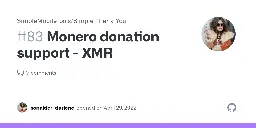 Monero donation support - XMR · Issue #83 · SimpleMobileTools/Simple-Thank-You