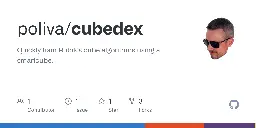 GitHub - poliva/cubedex: Quickly train Rubik's cube algorithms using a smartcube.