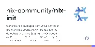 nix-init - Generate Nix packages from URLs with hash prefetching, dependency inference, license detection, and more