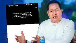 Quiboloy YouTube channel terminated, triggered by game vlogger's mention of FBI warrant