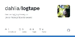 GitHub - dahlia/logtape: Simple logging library for Deno/Node.js/Bun/browsers