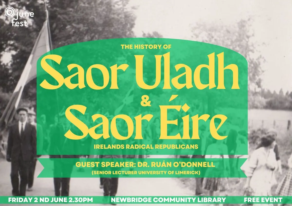 The History of Saor Uladh by Dr Ruán O’Donnell.