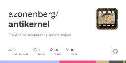 GitHub - azonenberg/antikernel: The Antikernel operating system project