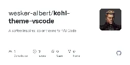 GitHub - wesker-albert/kohi-theme-vscode: A coffee inspired color theme for VS Code.