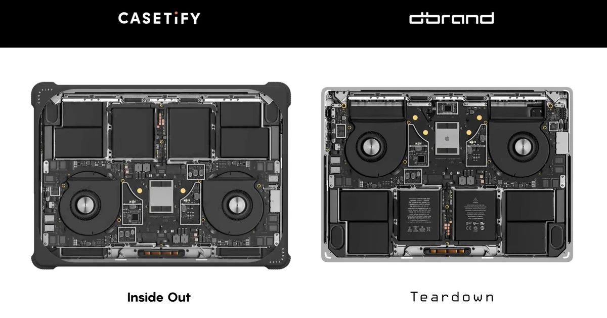 Dbrand is suing Casetify for ripping off its Teardown designs