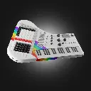 Firmware developers needed: A new kind of synth with strum pad, algorithmic just intonation.