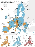 Map of what different Europeans identify with most.